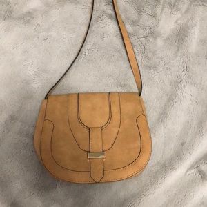 Tan crossbody purse